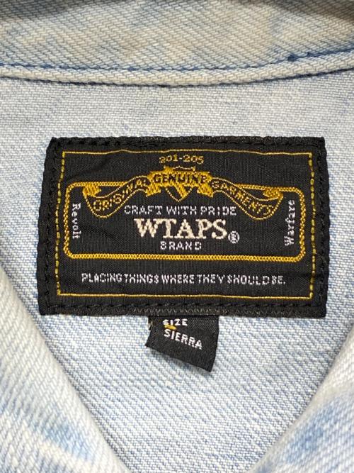 WTAPS（ダブルタップス）WTAPS (ダブルタップス) ALLMAN/SHIRT.COTTON.DENIM スカイブルー サイズ:Sの古着・服飾アイテム