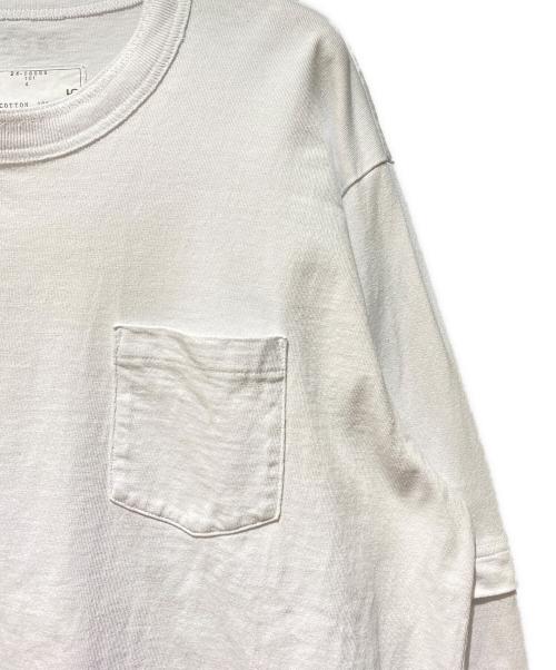 sacai（サカイ）sacai (サカイ) sacai Graphic Print L/S T-Shirt ホワイト サイズ:4の古着・服飾アイテム