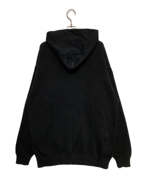 BALENCIAGA（バレンシアガ）BALENCIAGA (バレンシアガ) METAL PATCHED HOODIE ブラック サイズ:Sの古着・服飾アイテム