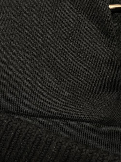 BALENCIAGA（バレンシアガ）BALENCIAGA (バレンシアガ) METAL PATCHED HOODIE ブラック サイズ:Sの古着・服飾アイテム