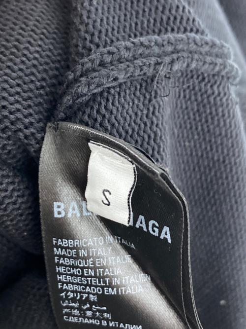 BALENCIAGA（バレンシアガ）BALENCIAGA (バレンシアガ) METAL PATCHED HOODIE ブラック サイズ:Sの古着・服飾アイテム