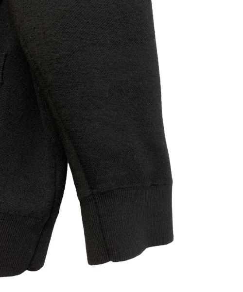 BURBERRY（バーバリー）BURBERRY (バーバリー) チェッカークレストロゴカーディガン ブラック サイズ:XLの古着・服飾アイテム