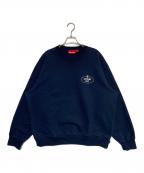 SUPREMEシュプリーム）の古着「Crest Crewneck」｜ネイビー