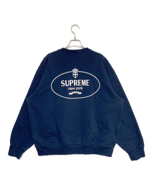 SUPREME（シュプリーム）SUPREME (シュプリーム) Crest Crewneck ネイビー サイズ:Lの古着・服飾アイテム
