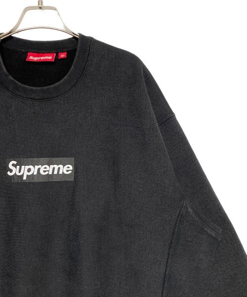 SUPREME（シュプリーム）SUPREME (シュプリーム) Washed Box Logo Crewneck ブラック サイズ:Lの古着・服飾アイテム