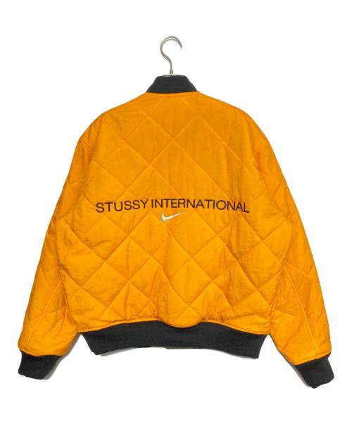 stussy（ステューシー）stussy (ステューシー) NIKE (ナイキ) Reversible Jacket カーキ×オレンジ サイズ:Mの古着・服飾アイテム
