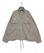 WASTED YOUTH×TIGHTBOOTH PRODUCTIONウェイステッドユース×タイトブースプロダクション）の古着「T-65 HICKORY JKT」｜ブラック×ホワイト