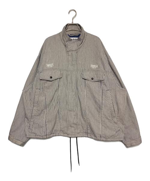 WASTED YOUTH（ウェイステッドユース）WASTED YOUTH (ウエステッド ユース) TIGHTBOOTH PRODUCTION (タイトブースプロダクション) T-65 HICKORY JKT ブラック×ホワイト サイズ:XLの古着・服飾アイテム