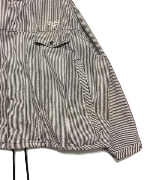 WASTED YOUTH（ウェイステッドユース）WASTED YOUTH (ウエステッド ユース) TIGHTBOOTH PRODUCTION (タイトブースプロダクション) T-65 HICKORY JKT ブラック×ホワイト サイズ:XLの古着・服飾アイテム