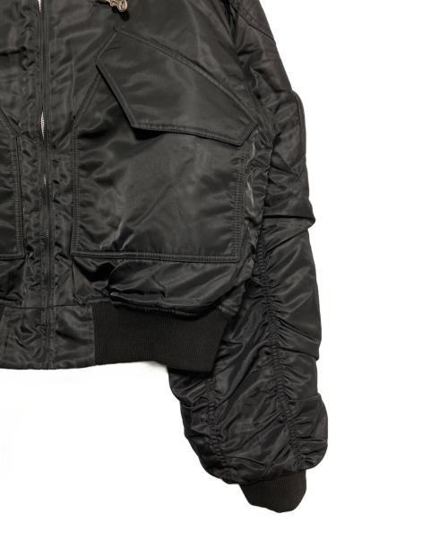 THUG CLUB（サグ クラブ）THUG CLUB (サグ クラブ) NYLON STUDDED BOMBER ブラック サイズ:3の古着・服飾アイテム