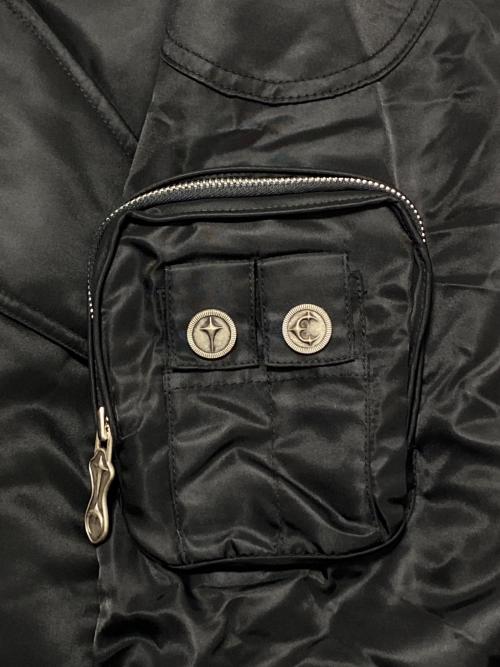 THUG CLUB（サグ クラブ）THUG CLUB (サグ クラブ) NYLON STUDDED BOMBER ブラック サイズ:3の古着・服飾アイテム