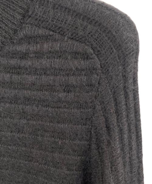 Saint Laurent Paris（サンローランパリ）Saint Laurent Paris (サンローランパリ) モヘア混ボーダーニット ブラック サイズ:XSの古着・服飾アイテム