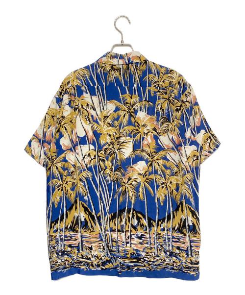 Subculture（サブカルチャー）Subculture (サブカルチャー) ALOHA SHIRT ブルー×イエロー サイズ:3の古着・服飾アイテム