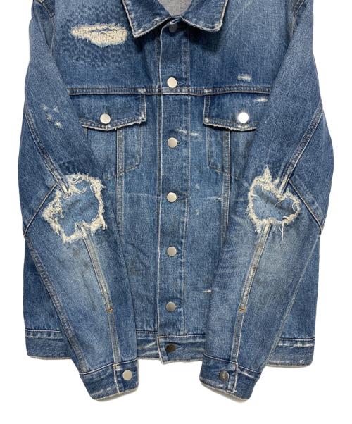 BALMAIN（バルマン）BALMAIN (バルマン) デニムジャケット インディゴ サイズ:Mの古着・服飾アイテム