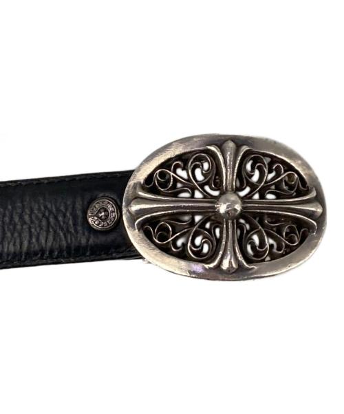 CHROME HEARTS（クロムハーツ）CHROME HEARTS (クロムハーツ) クラシックオーバルクロス ベルト シルバー サイズ:30の古着・服飾アイテム