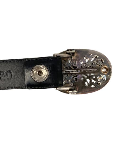 CHROME HEARTS（クロムハーツ）CHROME HEARTS (クロムハーツ) クラシックオーバルクロス ベルト シルバー サイズ:30の古着・服飾アイテム