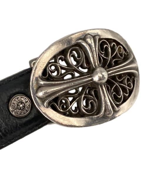 CHROME HEARTS（クロムハーツ）CHROME HEARTS (クロムハーツ) クラシックオーバルクロス ベルト シルバー サイズ:30の古着・服飾アイテム