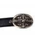 CHROME HEARTS (クロムハーツ) クラシックオーバルクロス ベルト シルバー サイズ:30：300000円