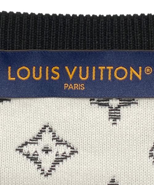 LOUIS VUITTON（ルイ ヴィトン）LOUIS VUITTON (ルイ ヴィトン) モノグラムグラデーションニット ブラック サイズ:Mの古着・服飾アイテム