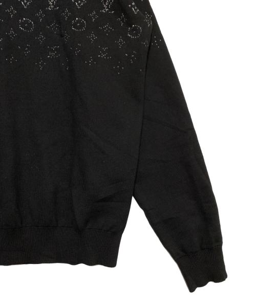 LOUIS VUITTON（ルイ ヴィトン）LOUIS VUITTON (ルイ ヴィトン) モノグラムグラデーションニット ブラック サイズ:Mの古着・服飾アイテム