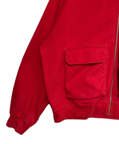 SUPREME（シュプリーム）Supreme (シュプリーム) 23AW Cargo Pocket Zip Up Sweat Shirt レッド サイズ:XLの古着・服飾アイテム