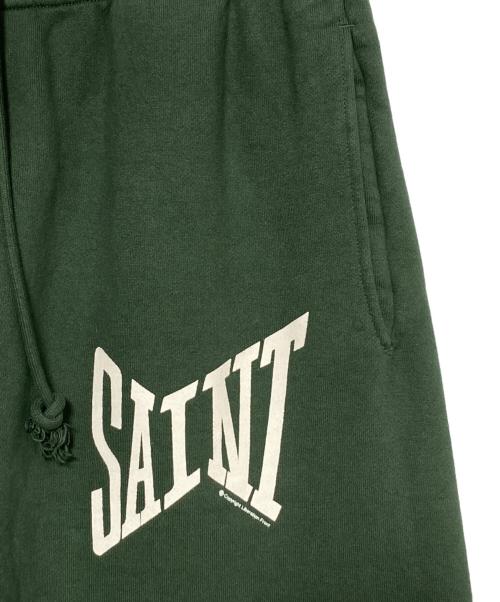 SAINT MICHAEL（セントマイケル）SAINT MICHAEL (セントマイケル) SWT PNT/RIBON SAINT/GREEN グリーン サイズ:Mの古着・服飾アイテム