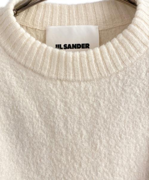 JIL SANDER（ジルサンダー）JIL SANDER (ジルサンダー) 24AW SWEATER CN LS ホワイト サイズ:46の古着・服飾アイテム