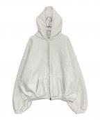 ALEXANDER WANGアレキサンダー・ワン）の古着「OVERSIZED LOGO EMBROIDERED HOODIE」｜グレー