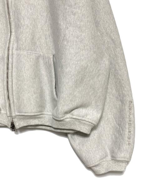 ALEXANDER WANG（アレキサンダー・ワン）ALEXANDER WANG (アレキサンダーワン) OVERSIZED LOGO EMBROIDERED HOODIE グレー サイズ:Mの古着・服飾アイテム