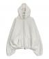 ALEXANDER WANG（アレキサンダーワン）の古着「OVERSIZED LOGO EMBROIDERED HOODIE」｜グレー