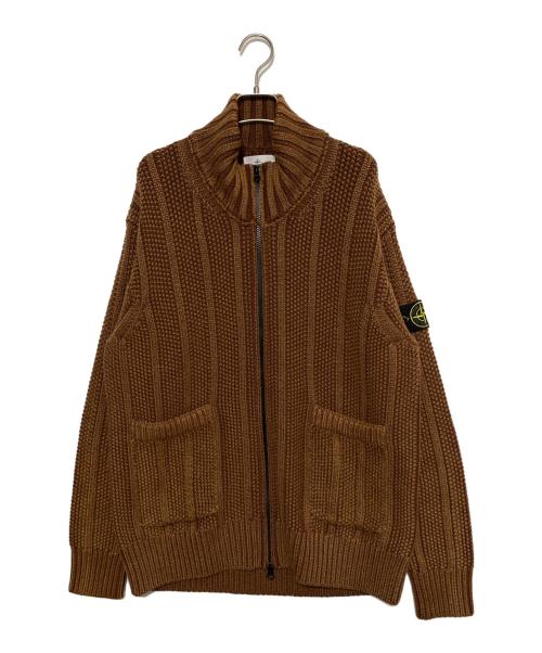 STONE ISLAND（ストーンアイランド）STONE ISLAND (ストーンアイランド) Faded Drivers Sweater ブラウン サイズ:Lの古着・服飾アイテム
