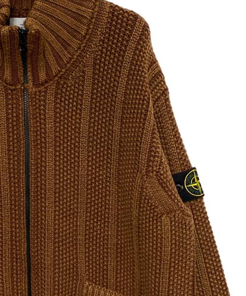STONE ISLAND（ストーンアイランド）STONE ISLAND (ストーンアイランド) Faded Drivers Sweater ブラウン サイズ:Lの古着・服飾アイテム