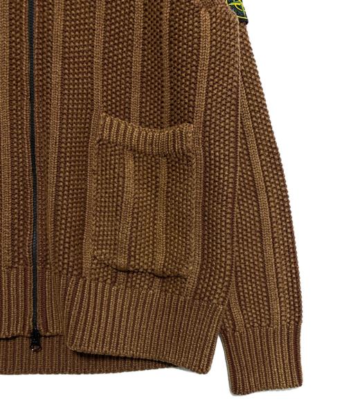 STONE ISLAND（ストーンアイランド）STONE ISLAND (ストーンアイランド) Faded Drivers Sweater ブラウン サイズ:Lの古着・服飾アイテム
