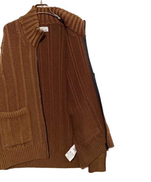 STONE ISLAND（ストーンアイランド）STONE ISLAND (ストーンアイランド) Faded Drivers Sweater ブラウン サイズ:Lの古着・服飾アイテム