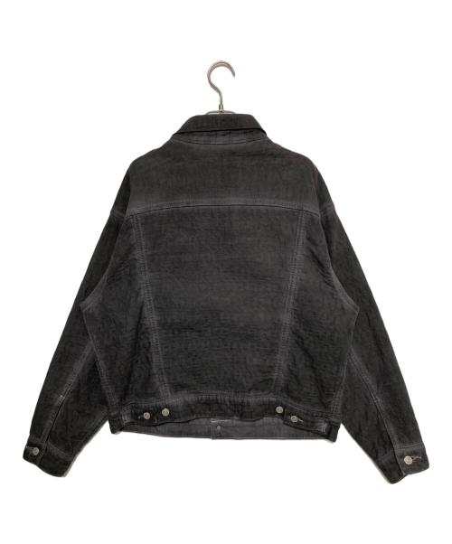 stussy（ステューシー）stussy (ステューシー) LEVI'S (リーバイス) JACQUARD トラッカージャケット グレー サイズ:Sの古着・服飾アイテム