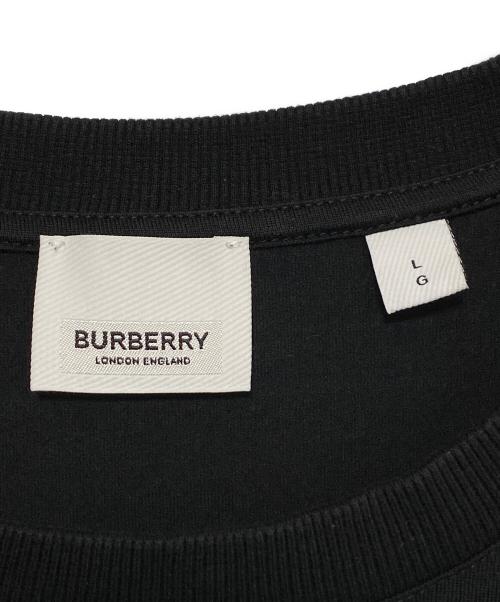 BURBERRY（バーバリー）BURBERRY (バーバリー) Tシャツ ブラック サイズ:Lの古着・服飾アイテム
