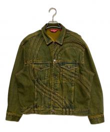 SUPREME（シュプリーム）の古着「S Logo Denim Trucker Jacket」｜インディゴ