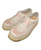 CLARKS ORIGINALS×UNIONクラークス オリジナルズ×ユニオン）の古着「Wallabee UNLA」｜ベージュ×ピンク