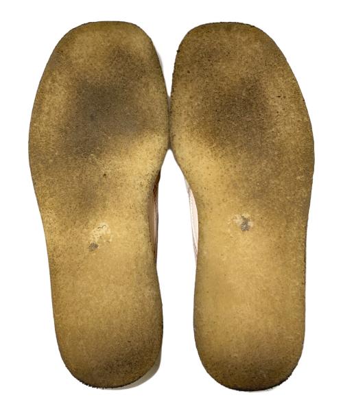 CLARKS ORIGINALS（クラークス オリジナルズ）CLARKS ORIGINALS (クラークス オリジナルズ) UNION (ユニオン) Wallabee UNLA ベージュ×ピンク サイズ:26.5cm(US8.5)の古着・服飾アイテム