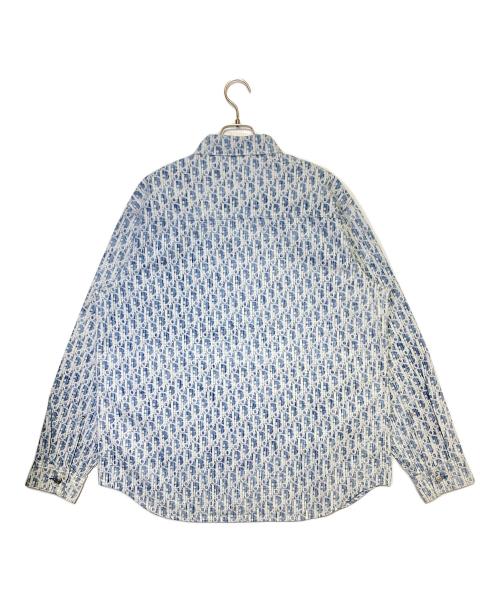 Christian Dior（クリスチャン ディオール）Christian Dior (クリスチャン ディオール) オブリークコットンデニムシャツ スカイブルー サイズ:42の古着・服飾アイテム