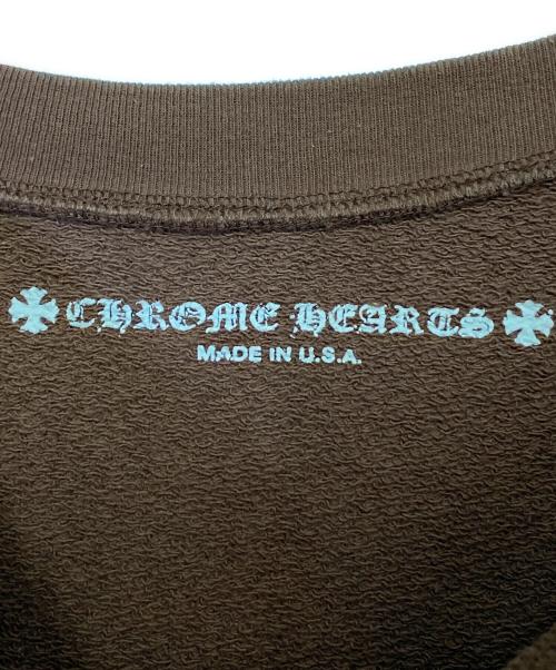 CHROME HEARTS（クロムハーツ）CHROME HEARTS (クロムハーツ) MATTY BOY (マッティー ボーイ) PPO STRUCTURE SWTSHRT ブラウン サイズ:XLの古着・服飾アイテム
