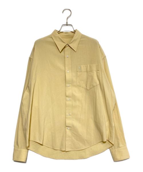 AMI Alexandre Mattiussi（アミアレクサンドルマテュッシ）AMI Alexandre Mattiussi (アミアレクサンドルマテュッシ) LONG-SLEEVE SHIRT イエロー サイズ:Sの古着・服飾アイテム