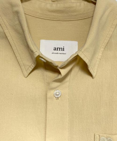 AMI Alexandre Mattiussi（アミアレクサンドルマテュッシ）AMI Alexandre Mattiussi (アミアレクサンドルマテュッシ) LONG-SLEEVE SHIRT イエロー サイズ:Sの古着・服飾アイテム