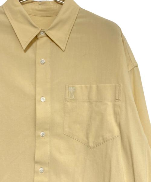 AMI Alexandre Mattiussi（アミアレクサンドルマテュッシ）AMI Alexandre Mattiussi (アミアレクサンドルマテュッシ) LONG-SLEEVE SHIRT イエロー サイズ:Sの古着・服飾アイテム