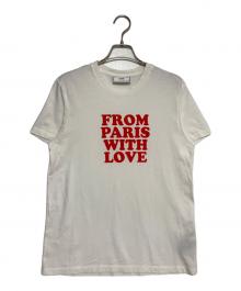 AMI Alexandre Mattiussi（アミアレクサンドルマテュッシ）の古着「FROM PARIS WITH LOVE TEE」｜ホワイト