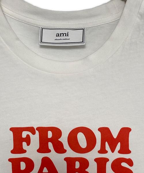 AMI Alexandre Mattiussi（アミアレクサンドルマテュッシ）AMI Alexandre Mattiussi (アミアレクサンドルマテュッシ) FROM PARIS WITH LOVE TEE ホワイト サイズ:XSの古着・服飾アイテム