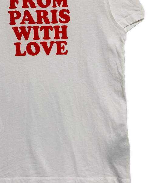 AMI Alexandre Mattiussi（アミアレクサンドルマテュッシ）AMI Alexandre Mattiussi (アミアレクサンドルマテュッシ) FROM PARIS WITH LOVE TEE ホワイト サイズ:XSの古着・服飾アイテム