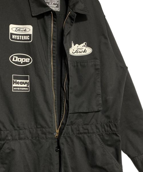 Hysteric Glamour（ヒステリックグラマー）Hysteric Glamour (ヒステリックグラマー) HYSTERIC MOTOR オールインワン ブラック サイズ:Lの古着・服飾アイテム