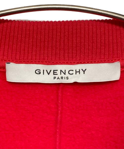 GIVENCHY（ジバンシィ）GIVENCHY (ジバンシィ) Star Sweatshirt レッド サイズ:Sの古着・服飾アイテム