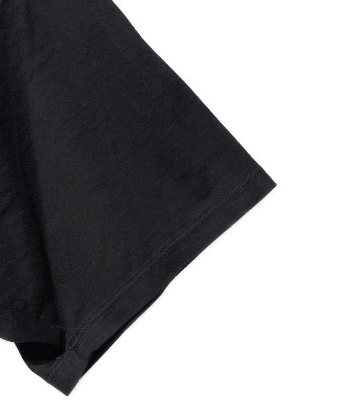 CELINE（セリーヌ）CELINE (セリーヌ) スタッズロゴルーズTシャツ ブラック×ホワイト サイズ:XLの古着・服飾アイテム